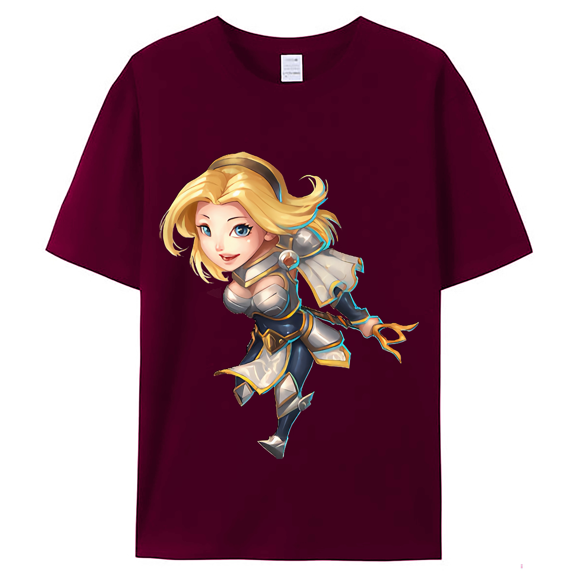 （画像用） リーグ・オブ・レジェンド League of Legends LOL レディースカジュアルプリントTシャツ（綿100％）